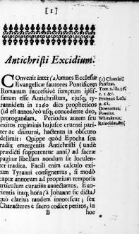 Antichristi Excidium