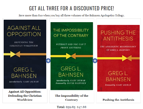 Bahnsen Apologetics Trilogy